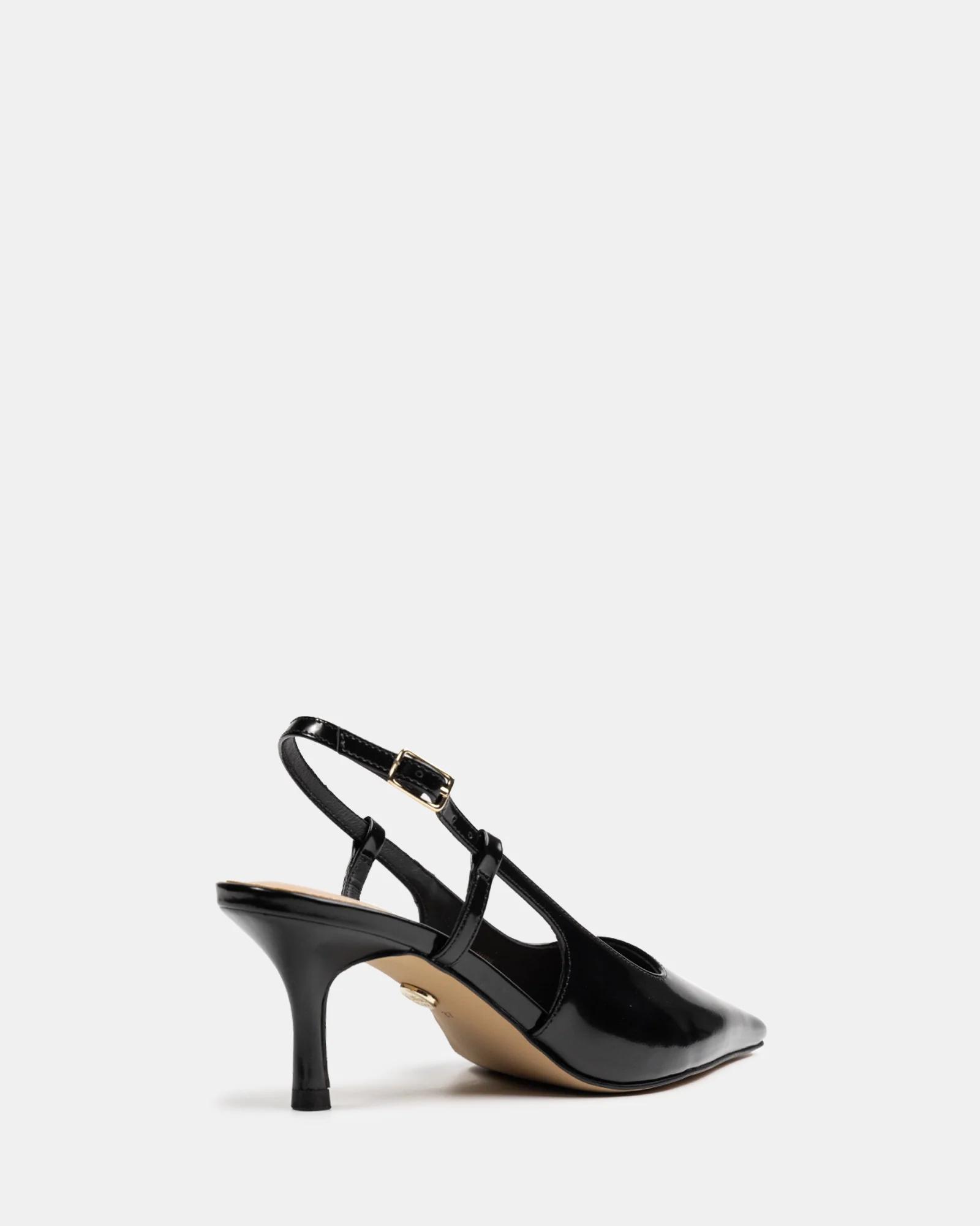 Marrie Black Leather Slingback - Image 4