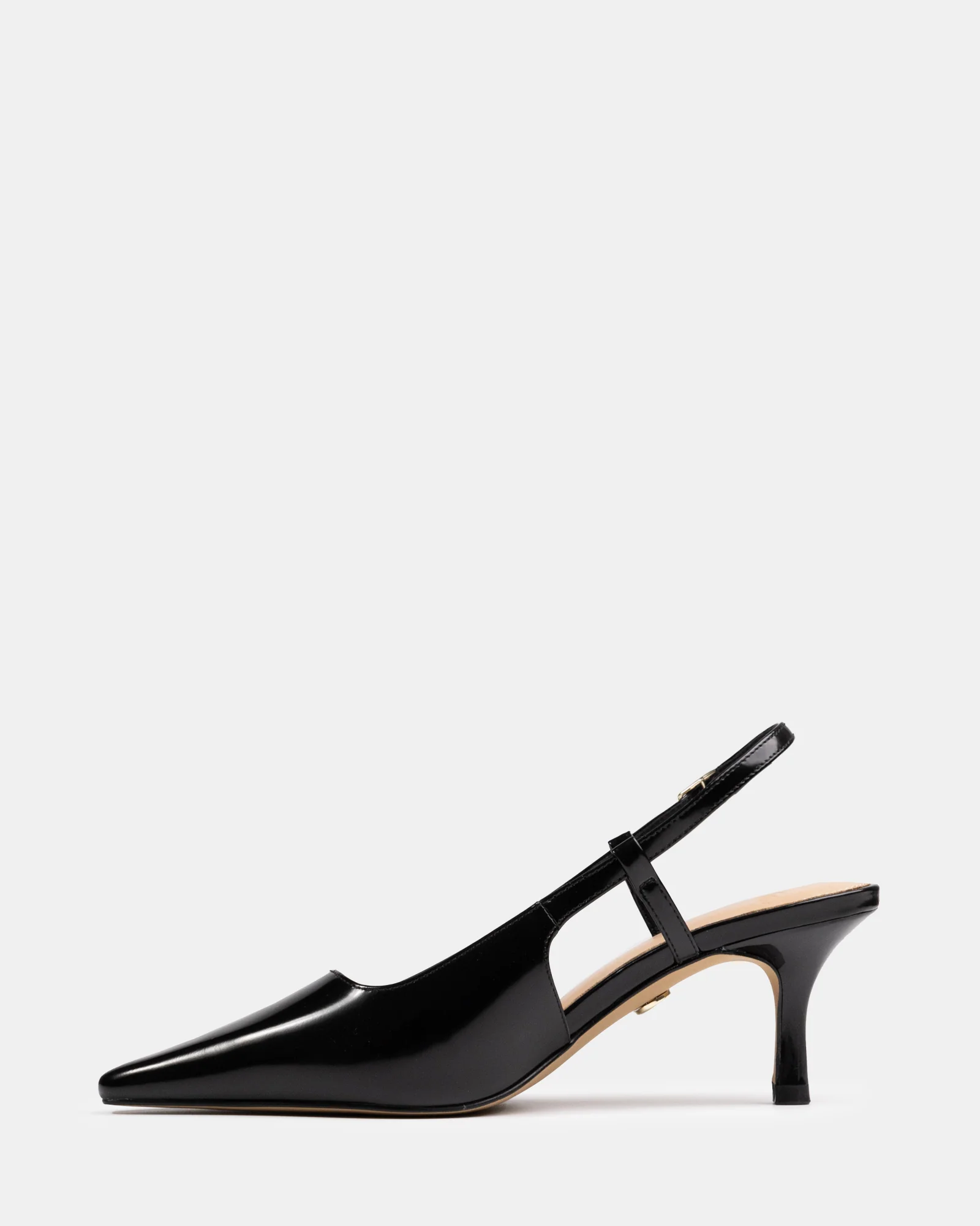Marrie Black Leather Slingback - Image 6