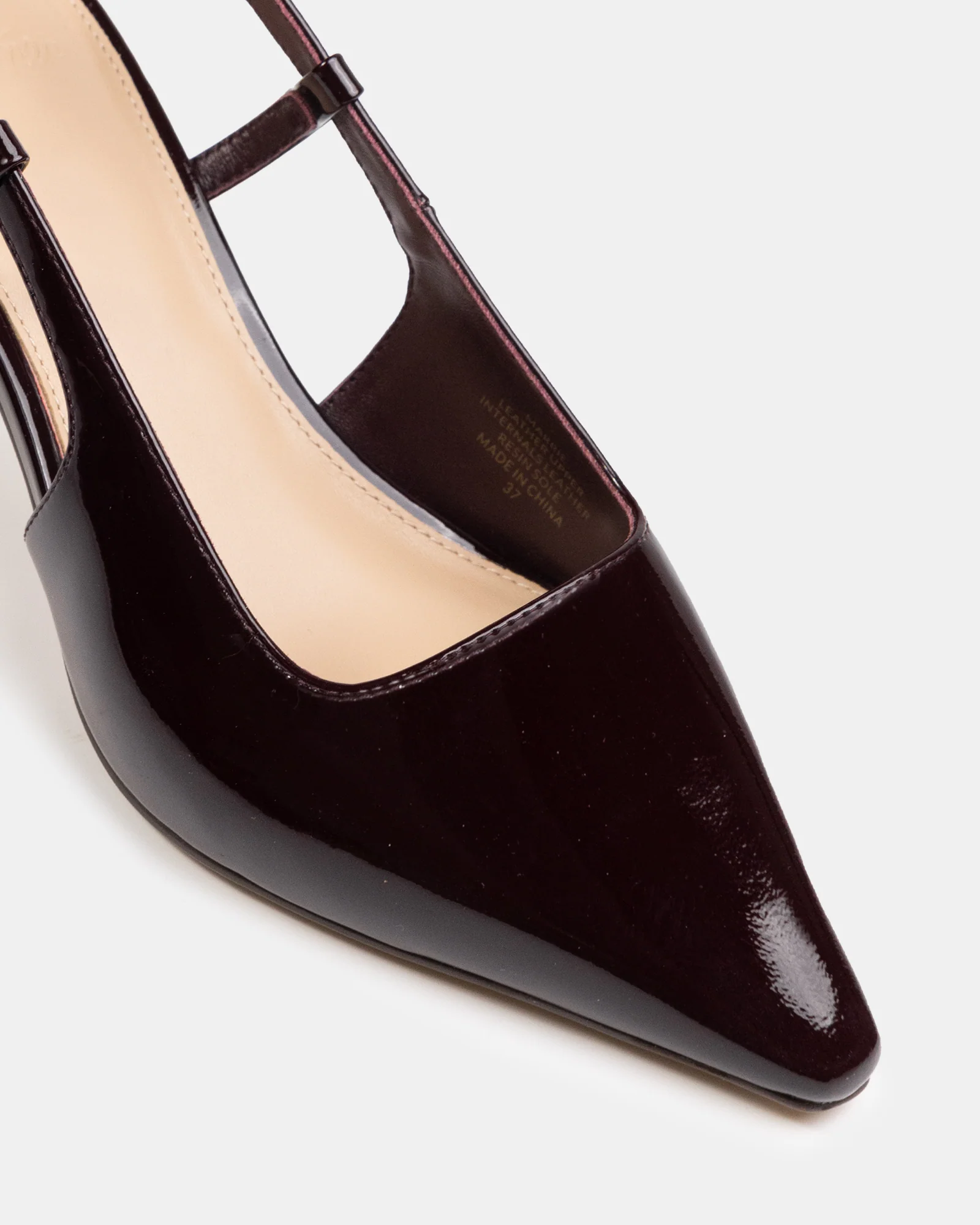 Marrie Raisin Crinkle Patent Leather Slingback - Image 3