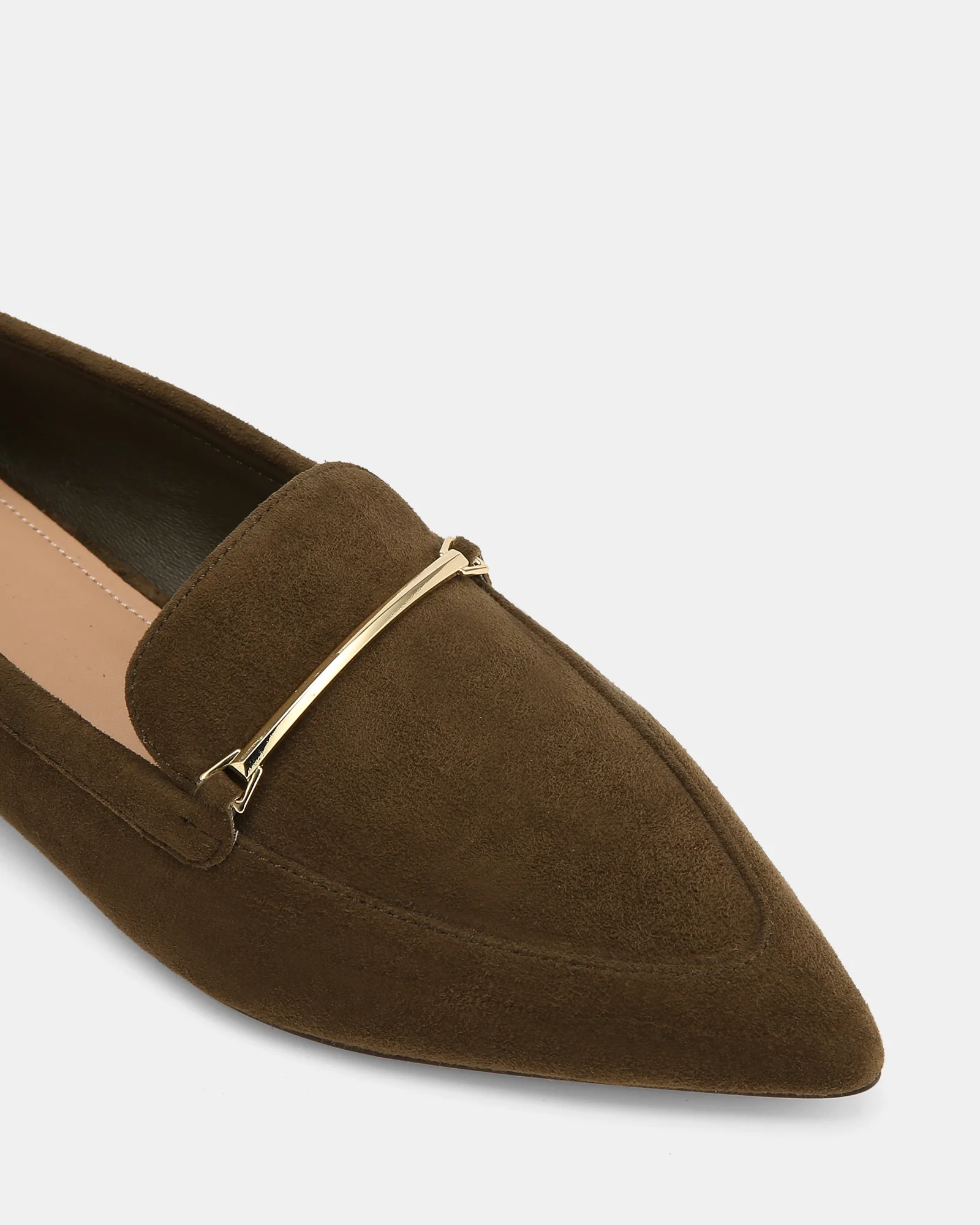 McGraw Olive Green Suede Leather Loafer - Image 3
