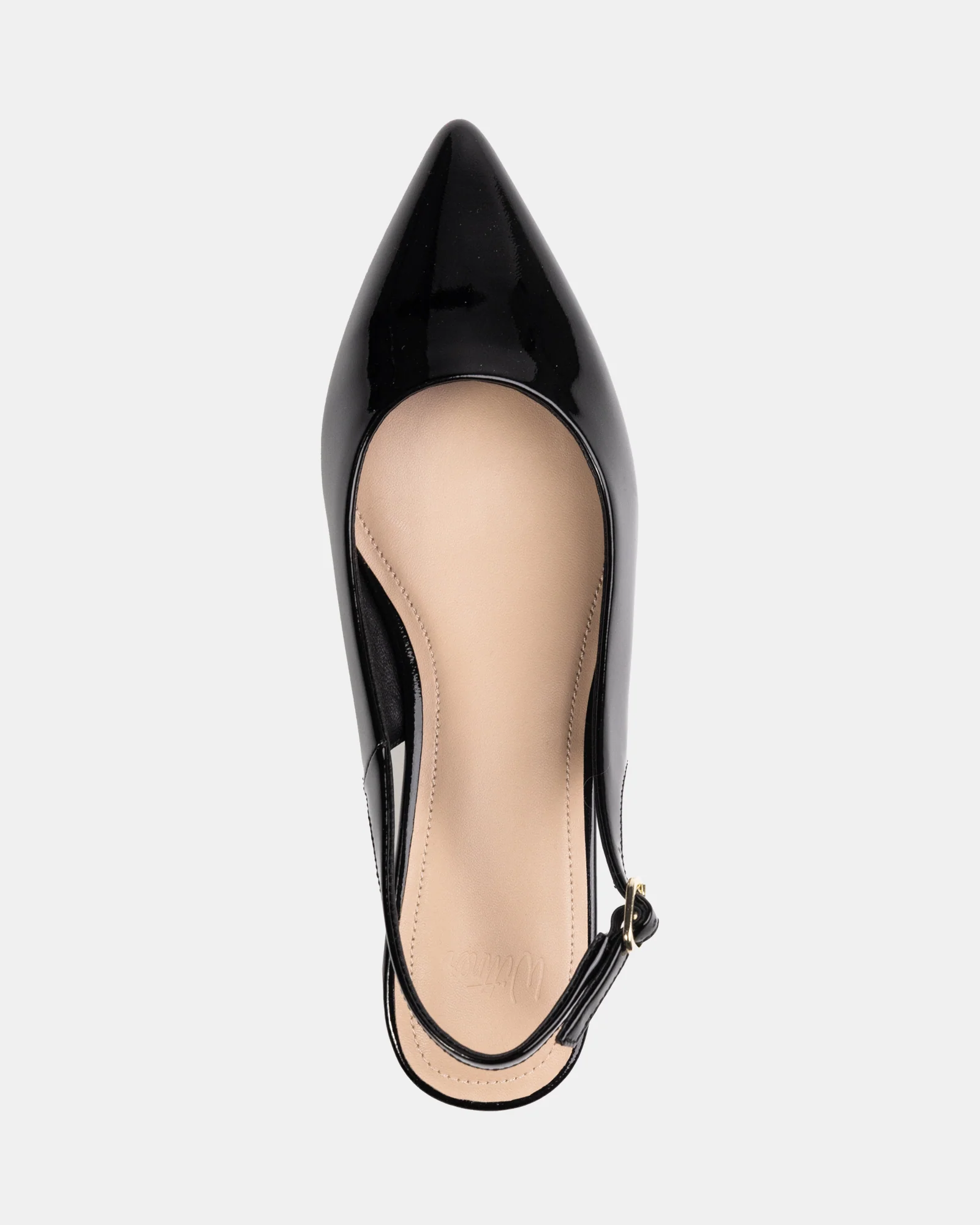 Meli Black Patent Leather Slingback - Image 5