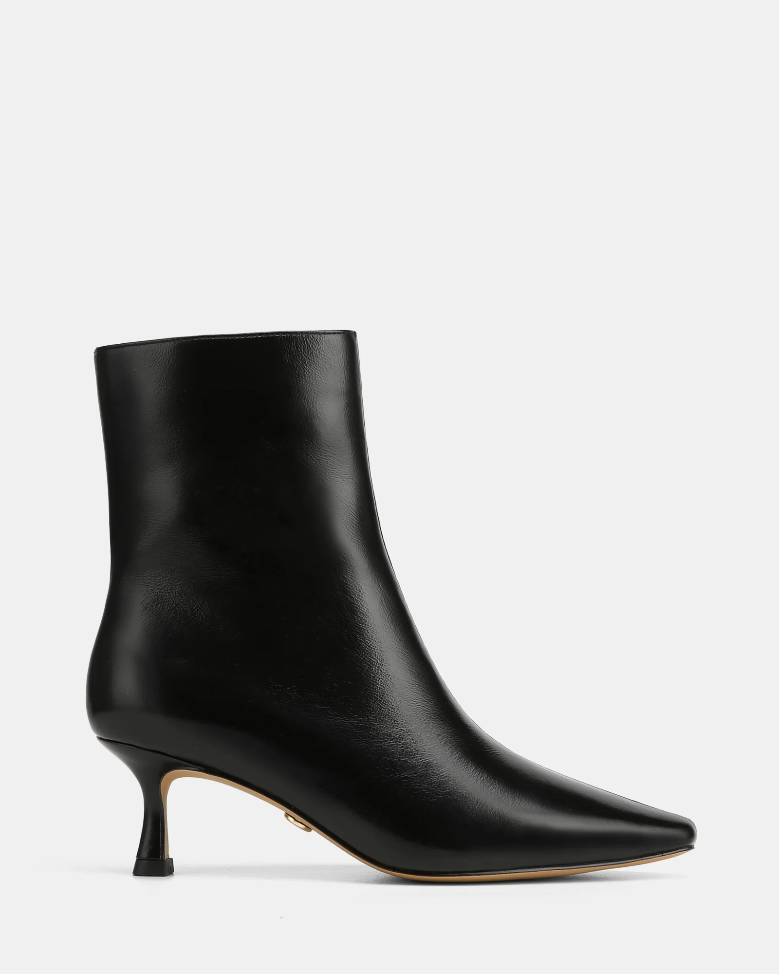Morgan Black Patent Leather Ankle Boot