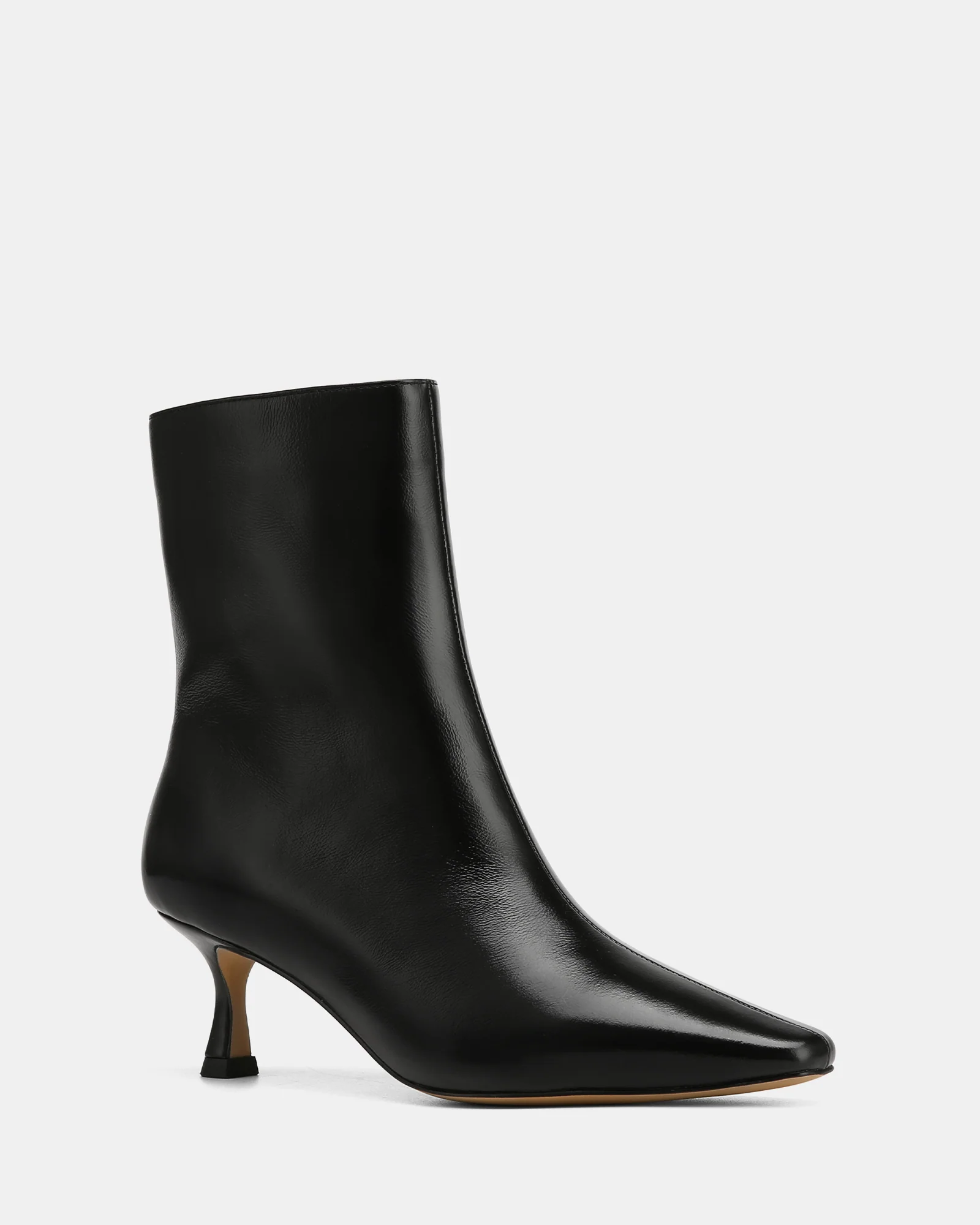 Morgan Black Patent Leather Ankle Boot - Image 2