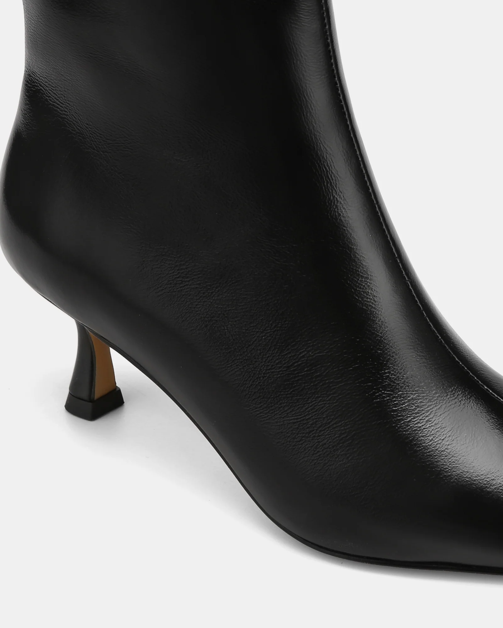 Morgan Black Patent Leather Ankle Boot - Image 3