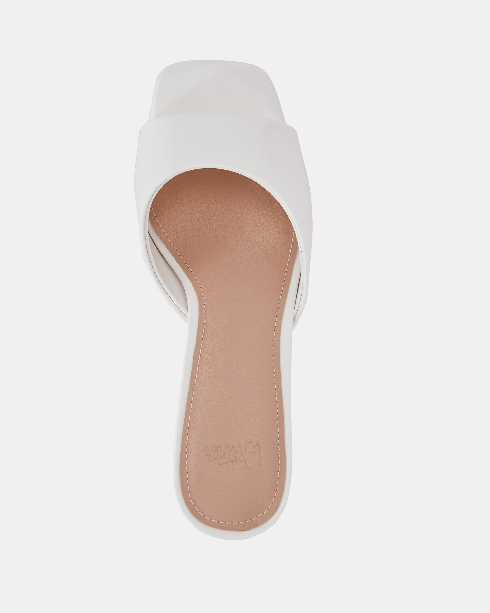 Nikita Optic White Leather Slim Heel Mule - Image 5
