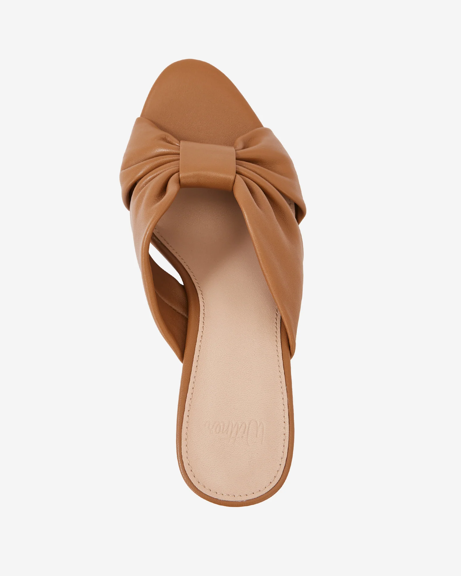 Oralia Burnt Almond Leather Stiletto Mule - Image 5