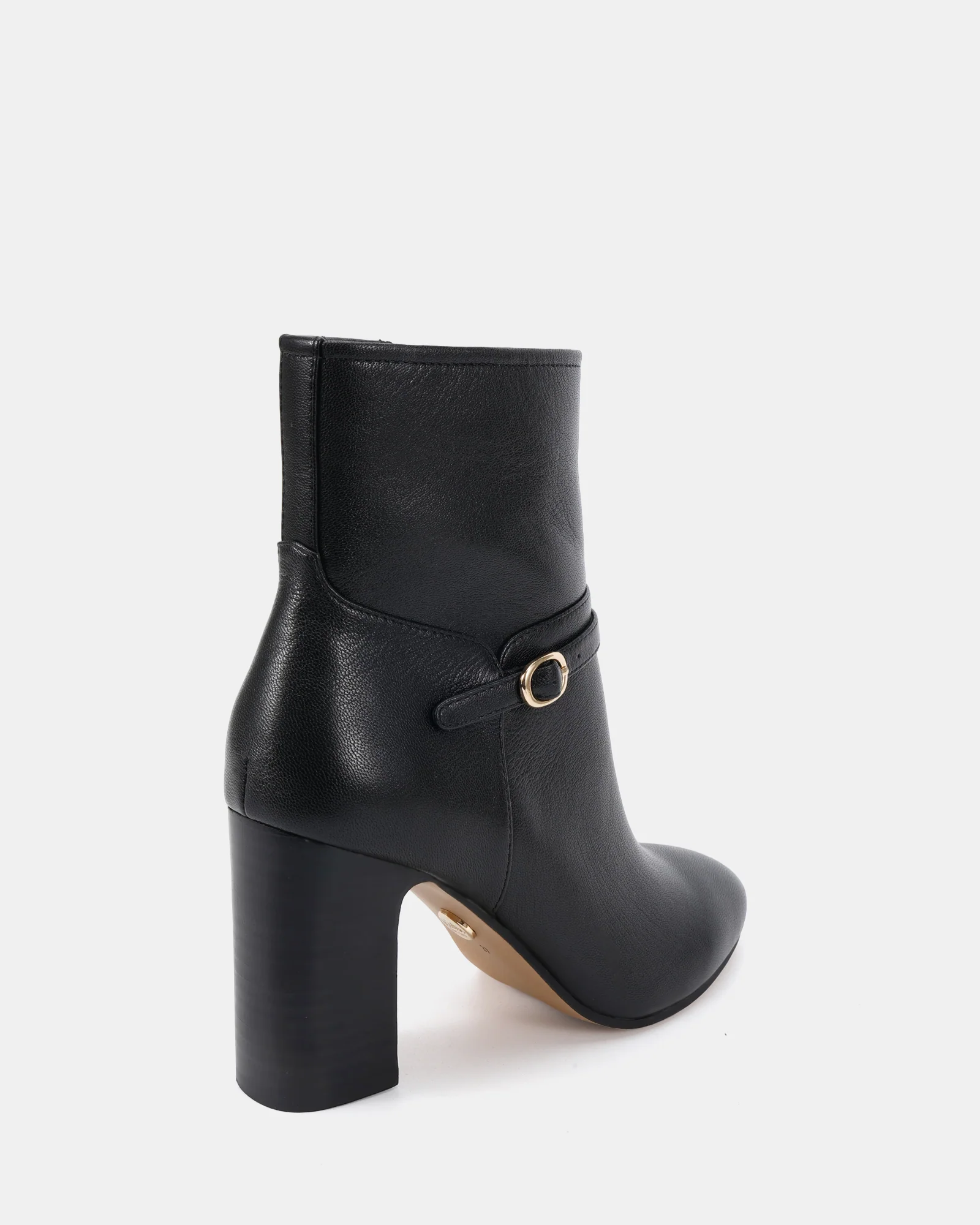 Padilla Black Leather Ankle Boot - Image 4