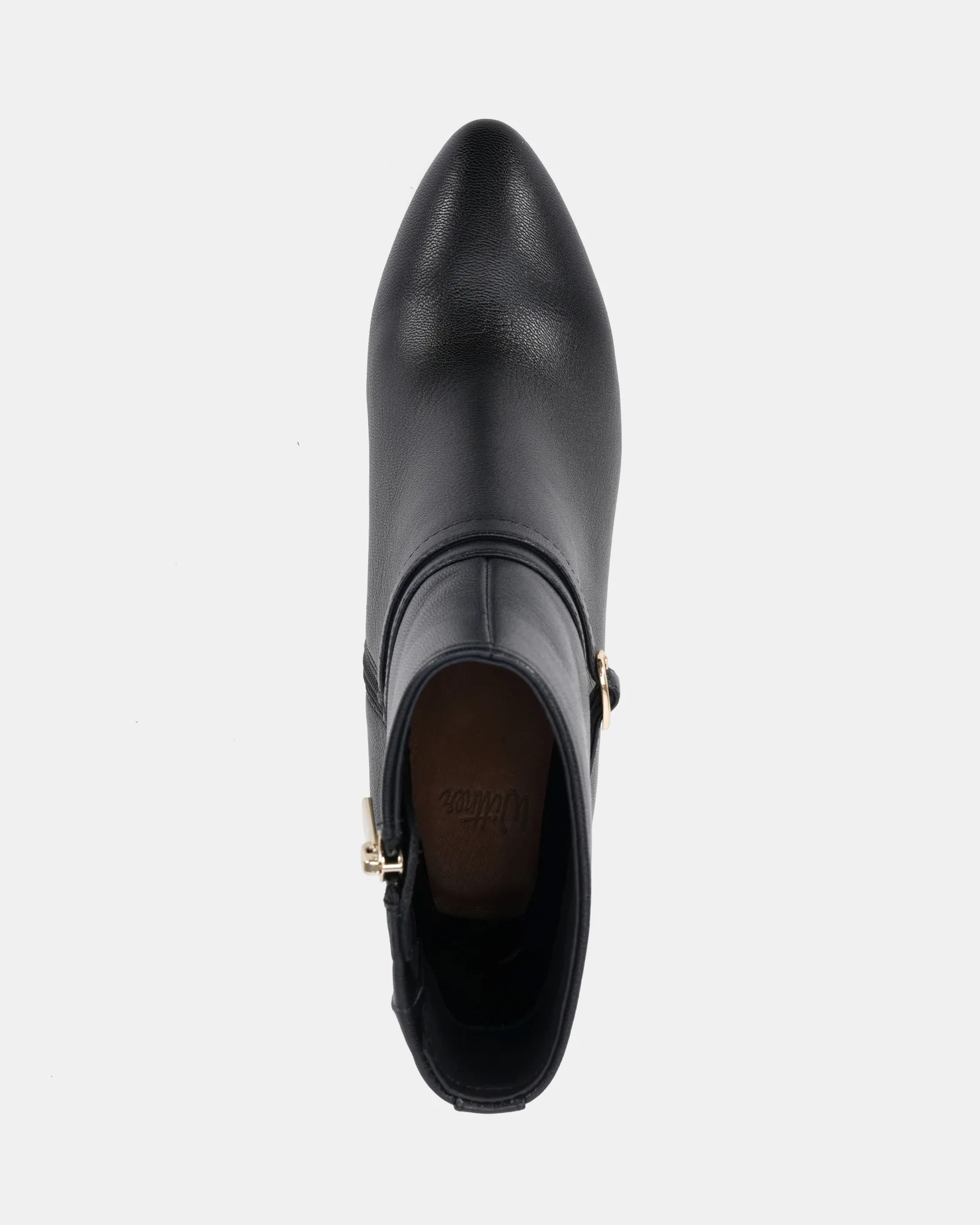 Padilla Black Leather Ankle Boot - Image 5
