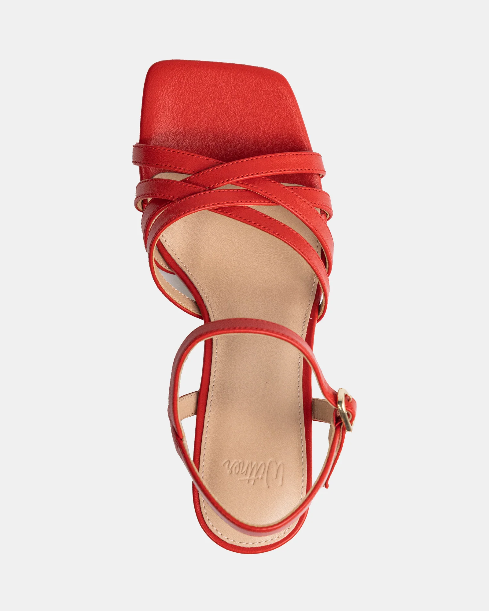 Ponaro Glazed Cherry Leather Slim Heel - Image 5