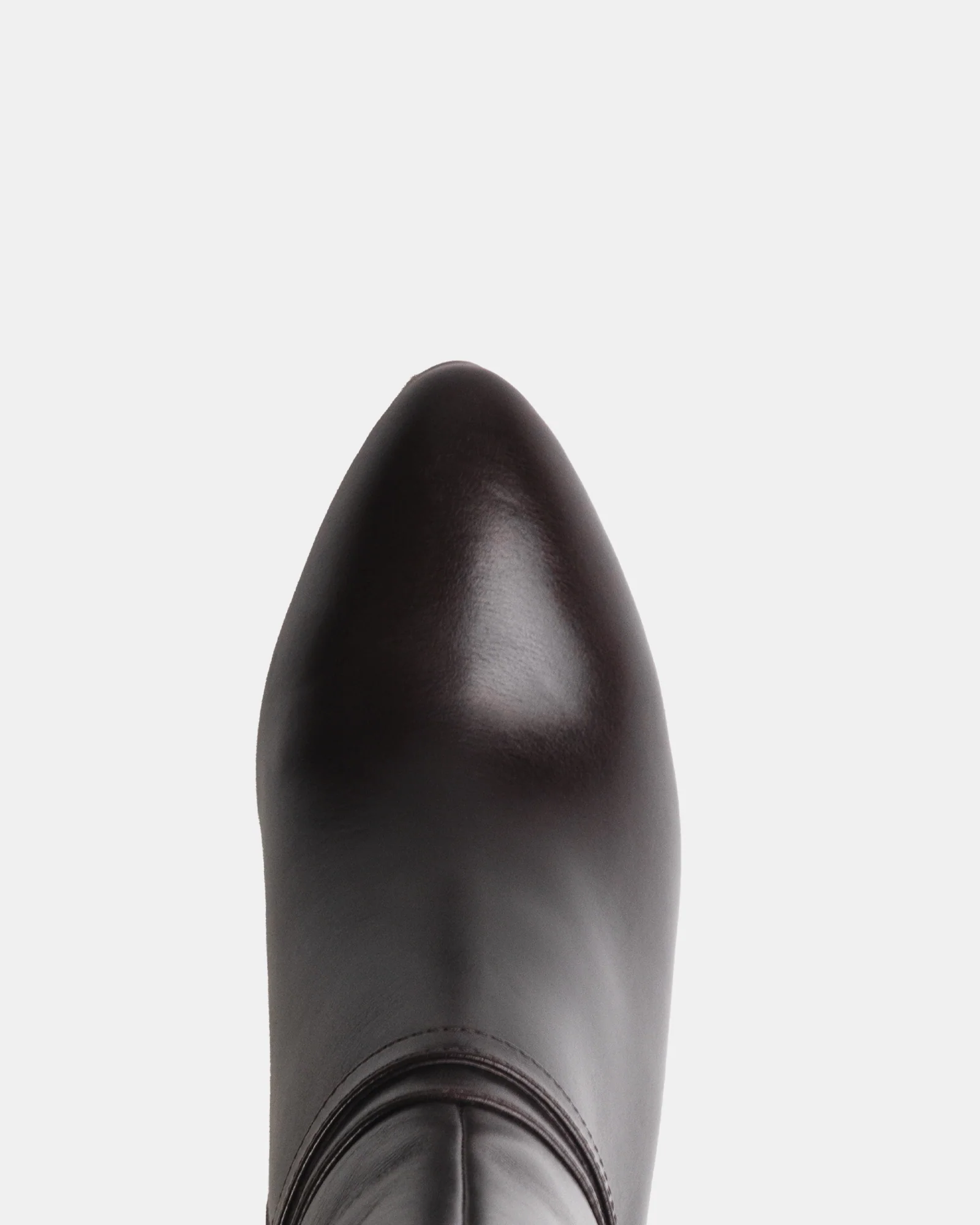 Presley Dark Brown Leather Knee High Boot - Image 5