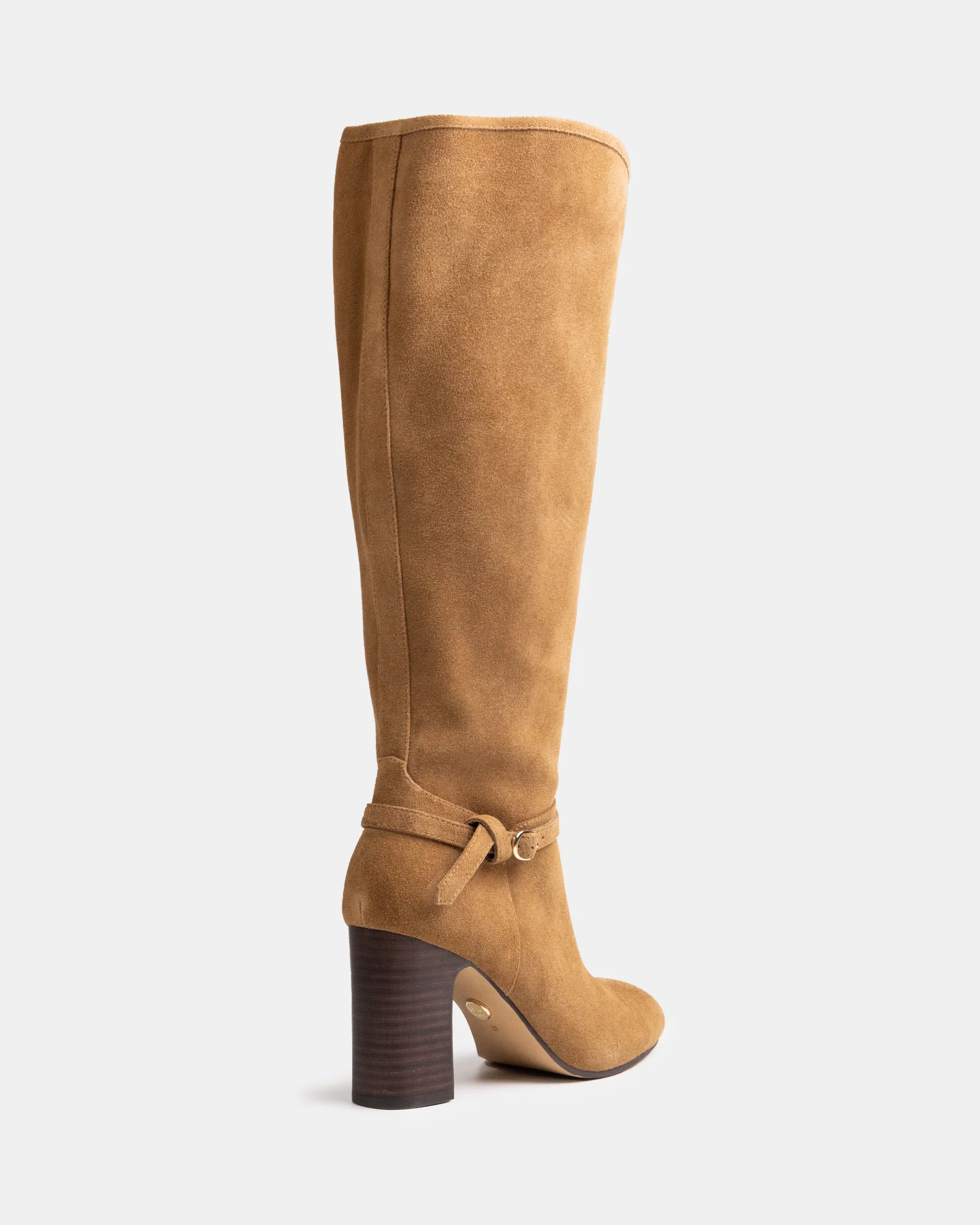 Presley Nutmeg Suede Leather Knee High Boot - Image 4