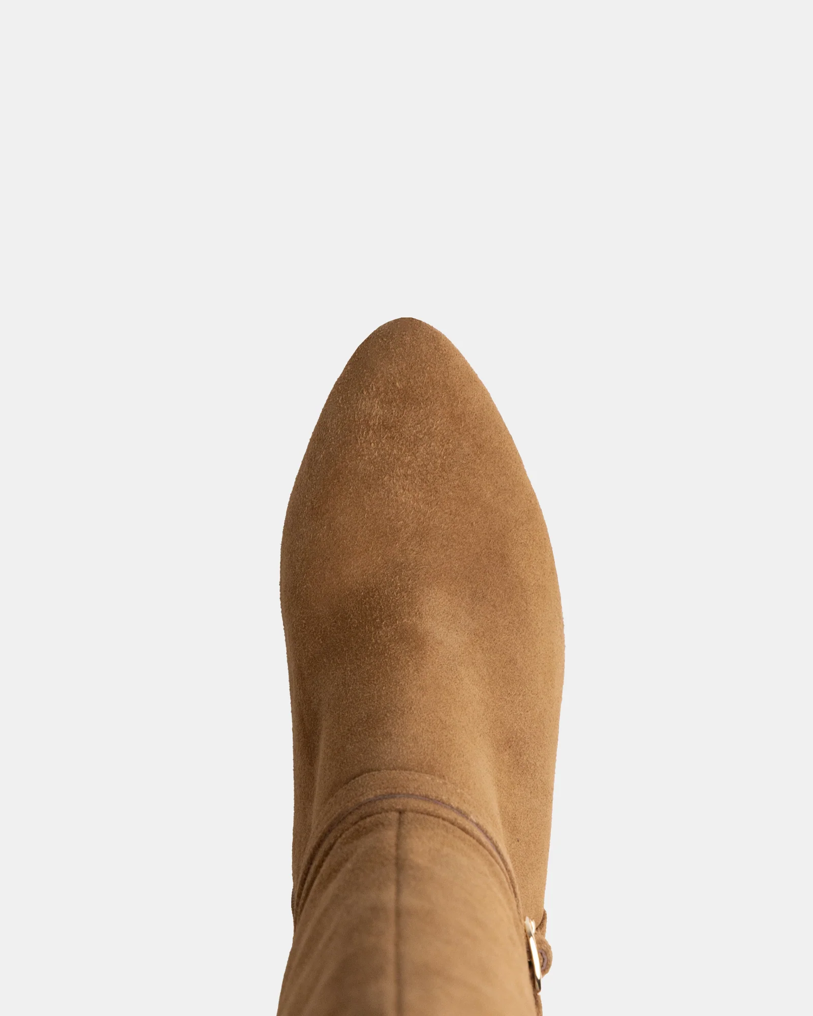 Presley Nutmeg Suede Leather Knee High Boot - Image 5