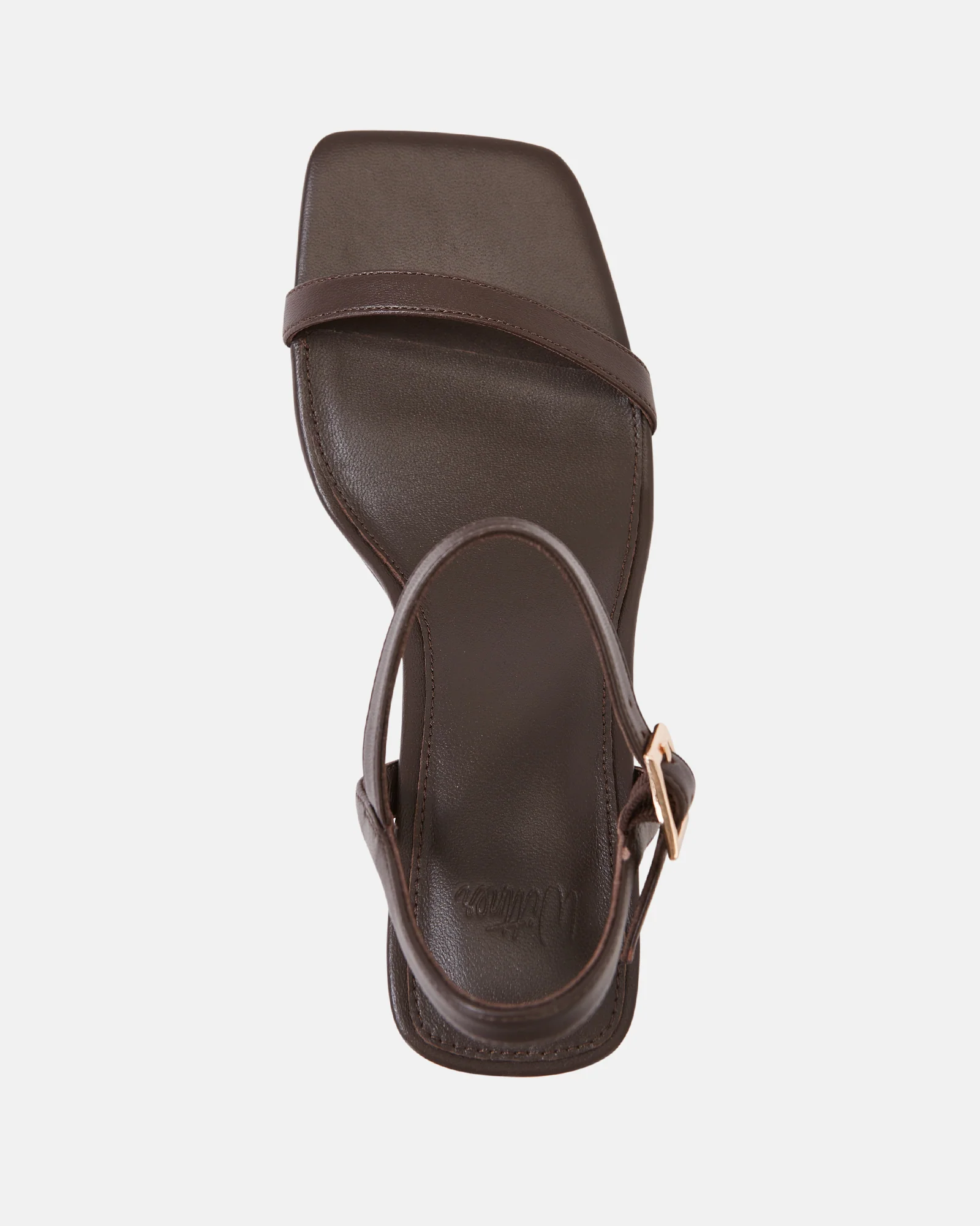 Prisca Ebony Leather Wedge - Image 5