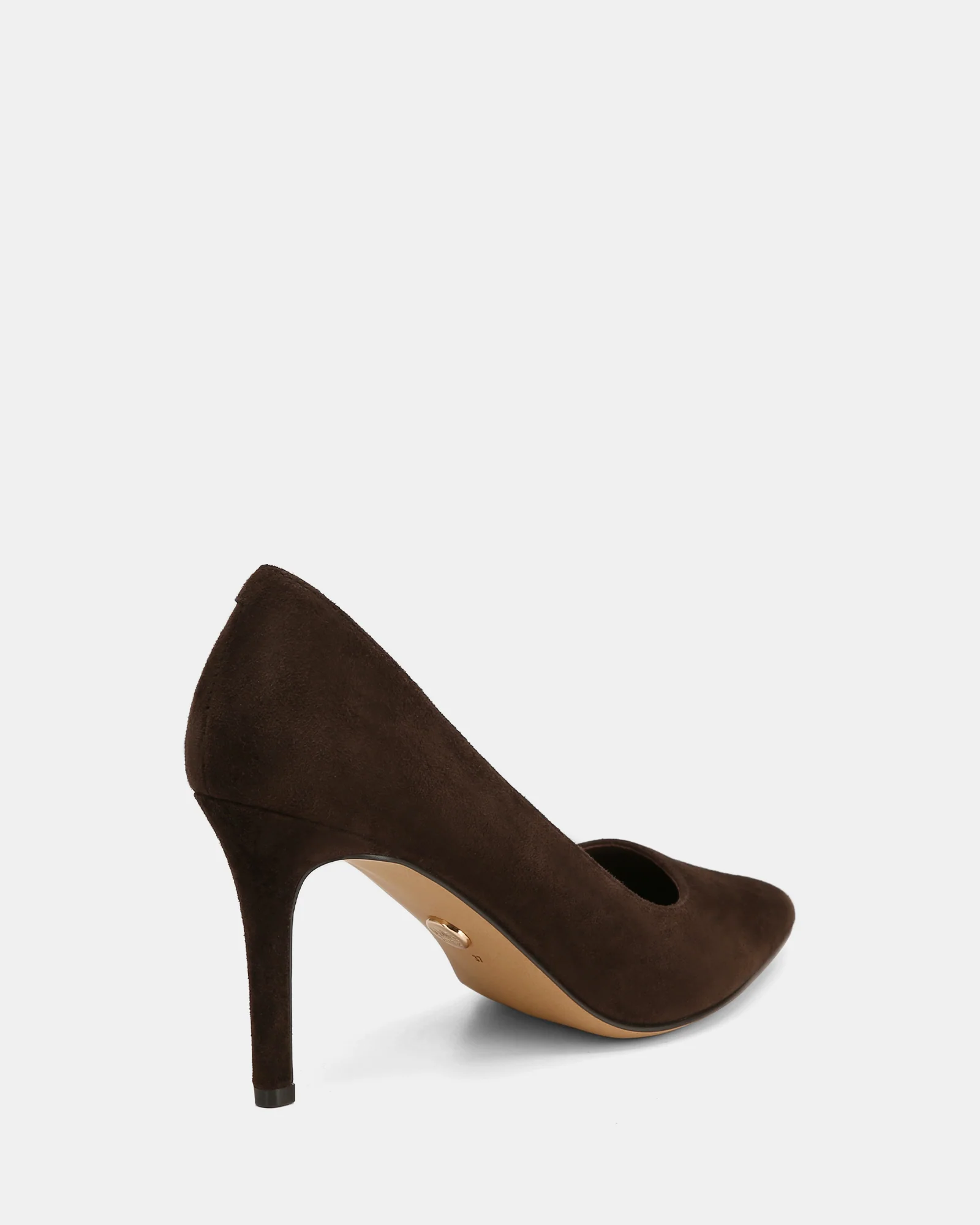 Ravyn Espresso Suede Leather Pump - Image 4