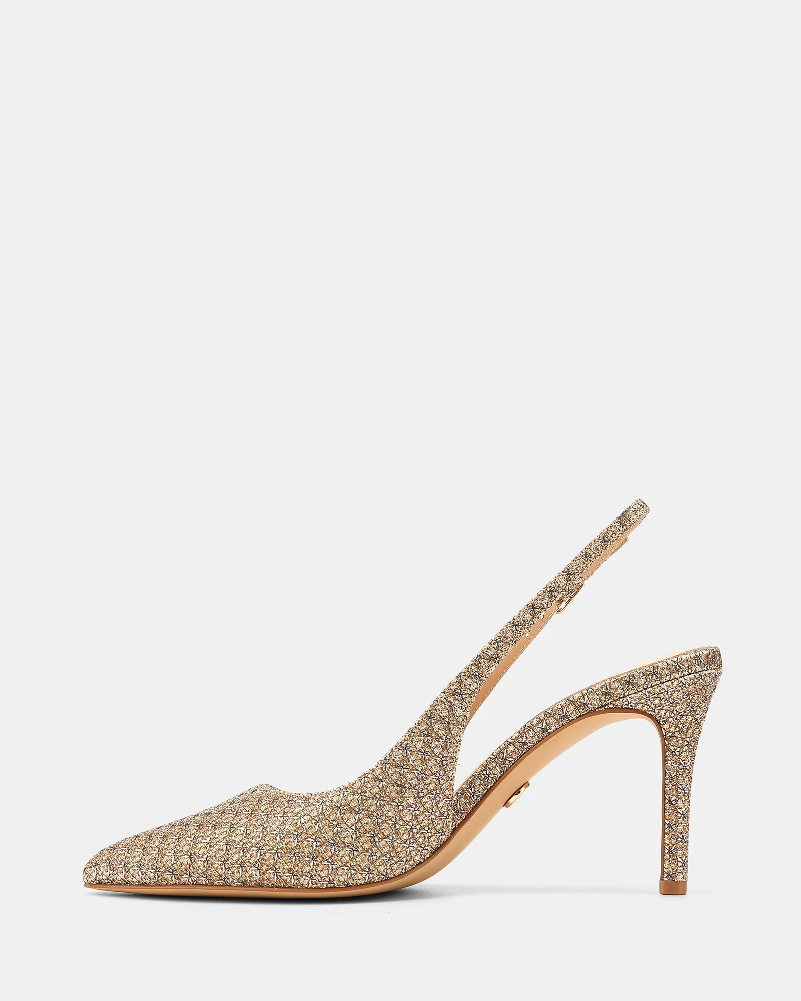 Riker Gold Metallic Lurex Slingback - Image 6