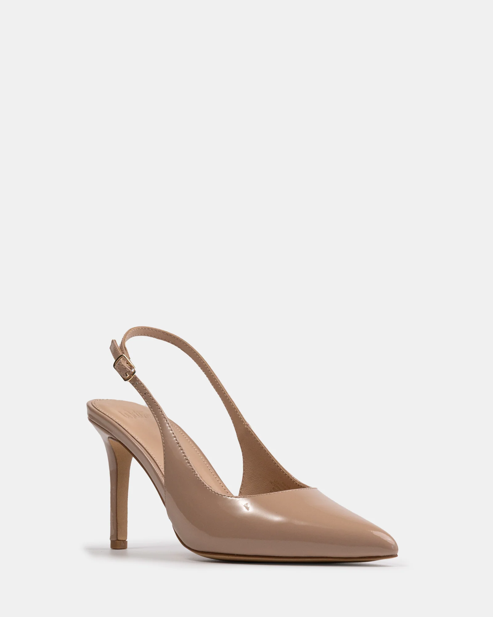 Riker Nude Patent Leather Slingback - Image 2