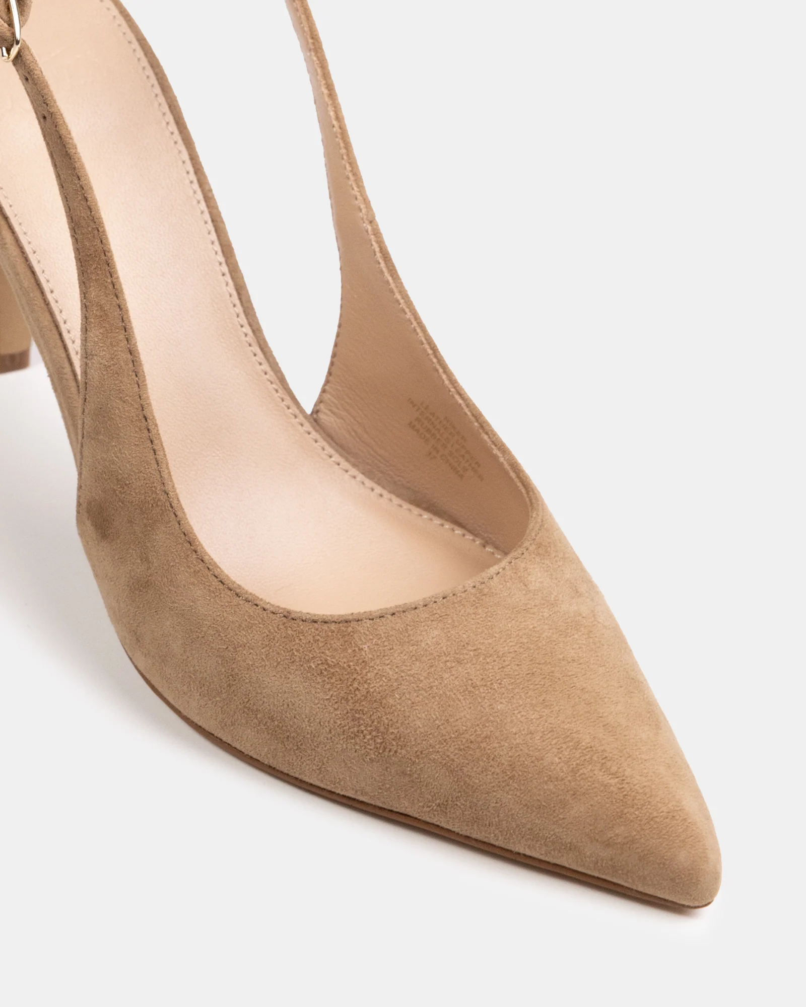 Riker Sand Suede Leather Slingback - Image 3