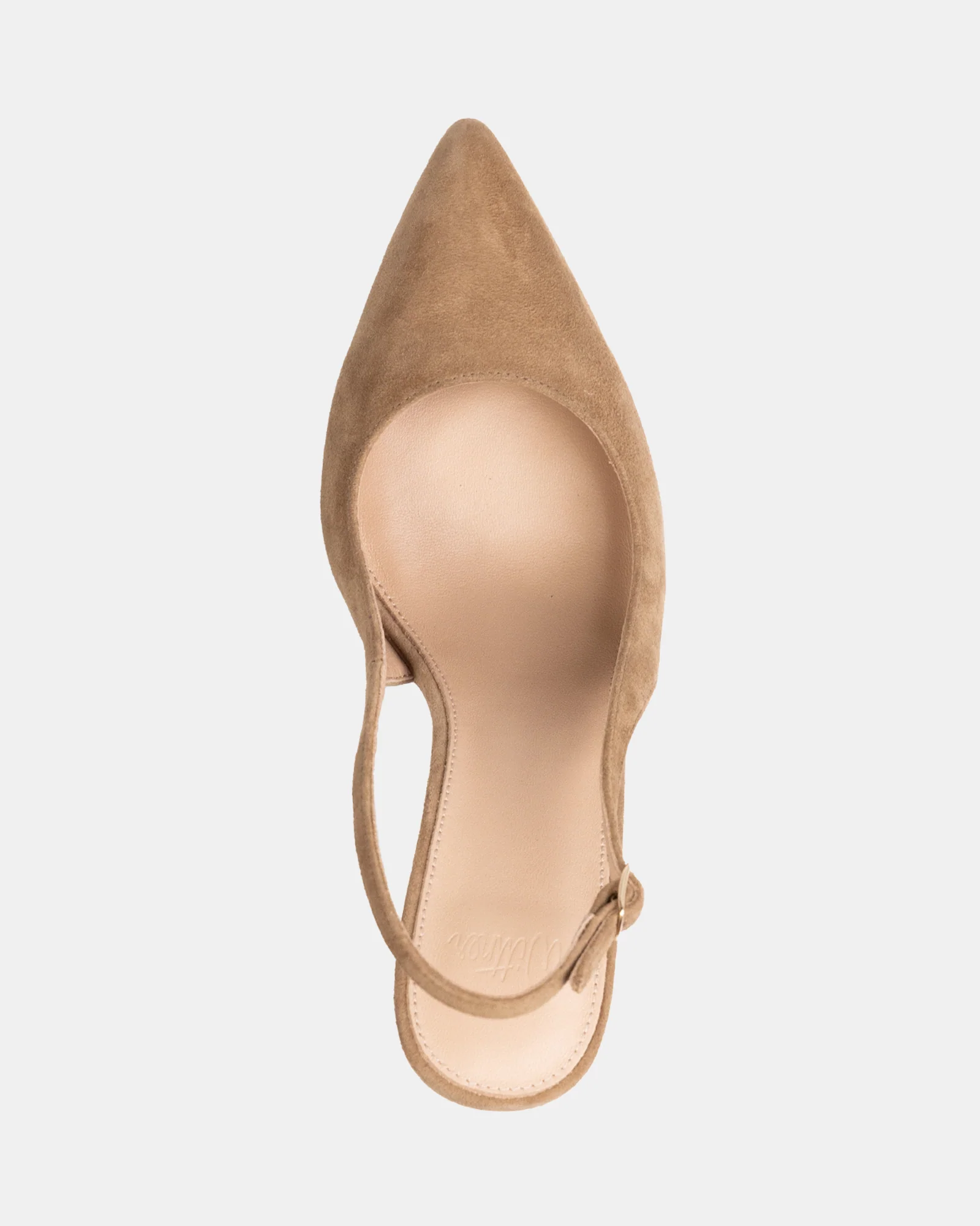 Riker Sand Suede Leather Slingback - Image 5