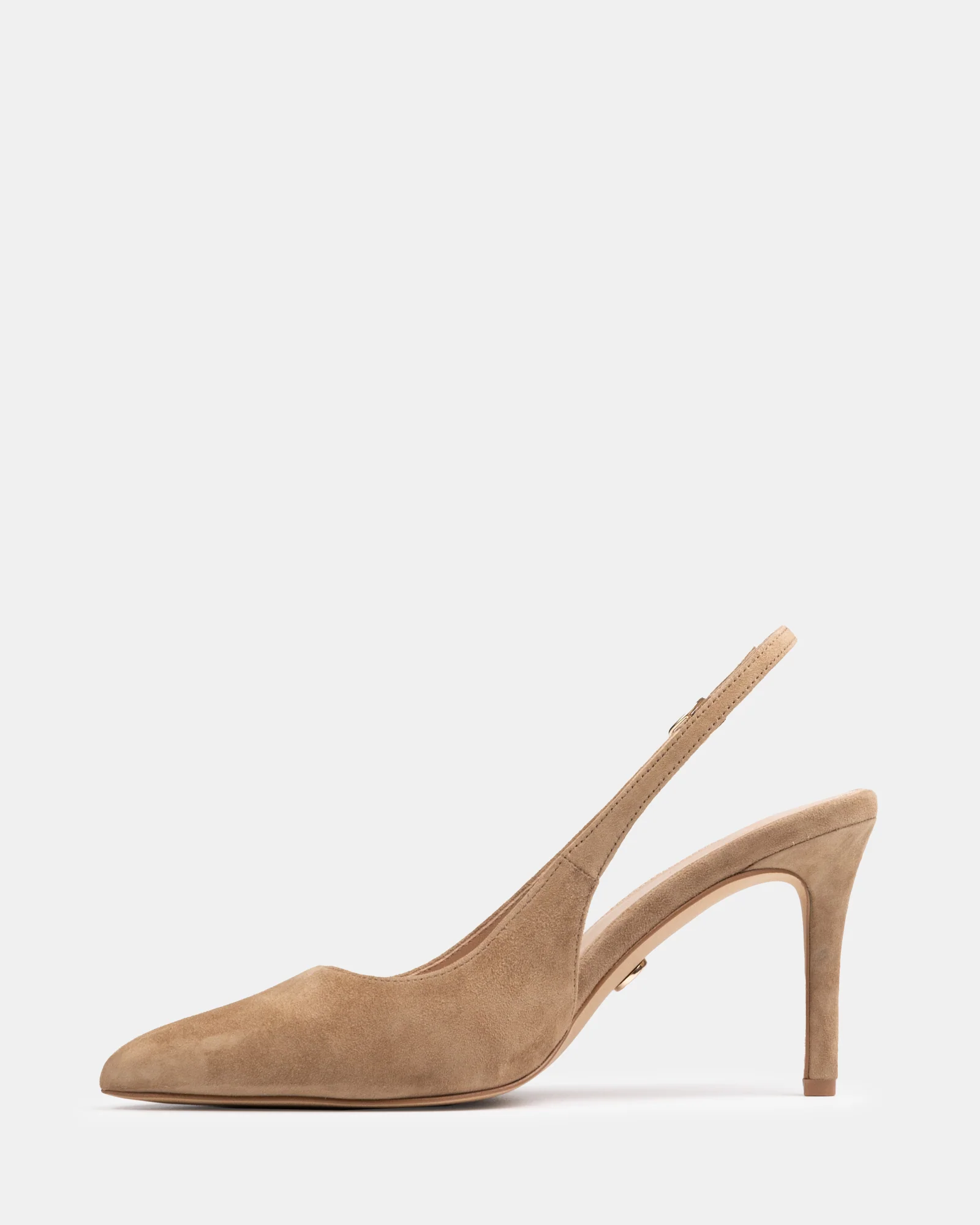 Riker Sand Suede Leather Slingback - Image 6