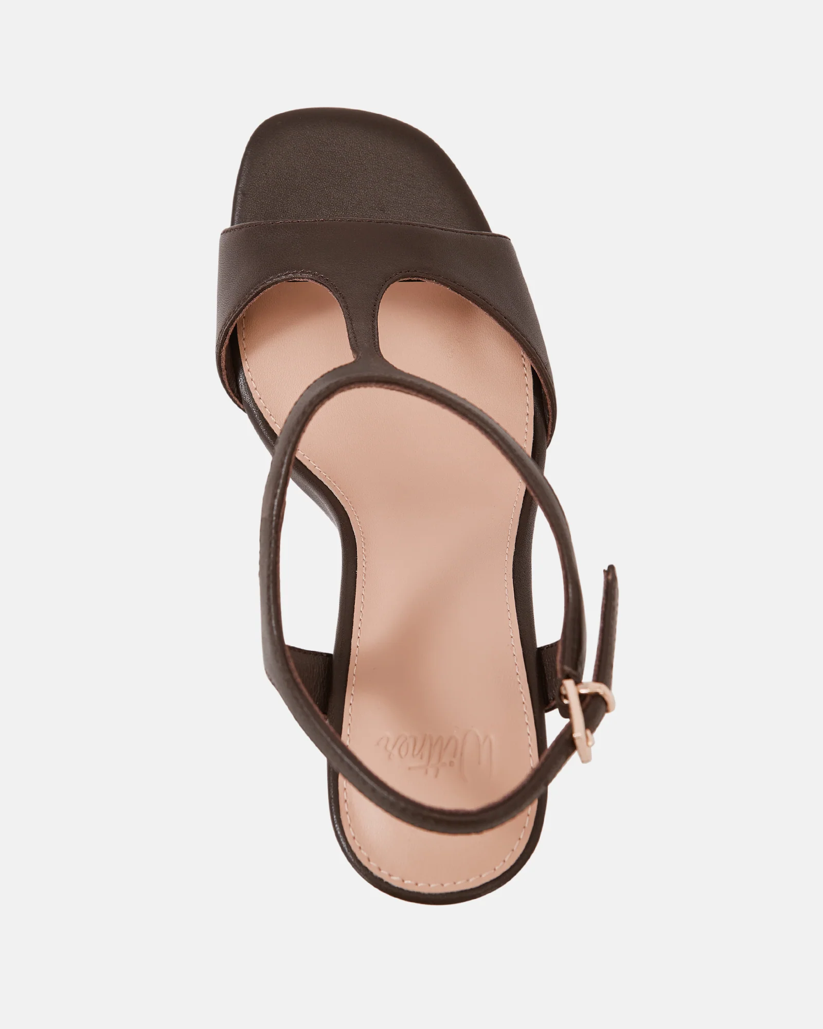 Rinn Ebony Leather Block Heel - Image 5