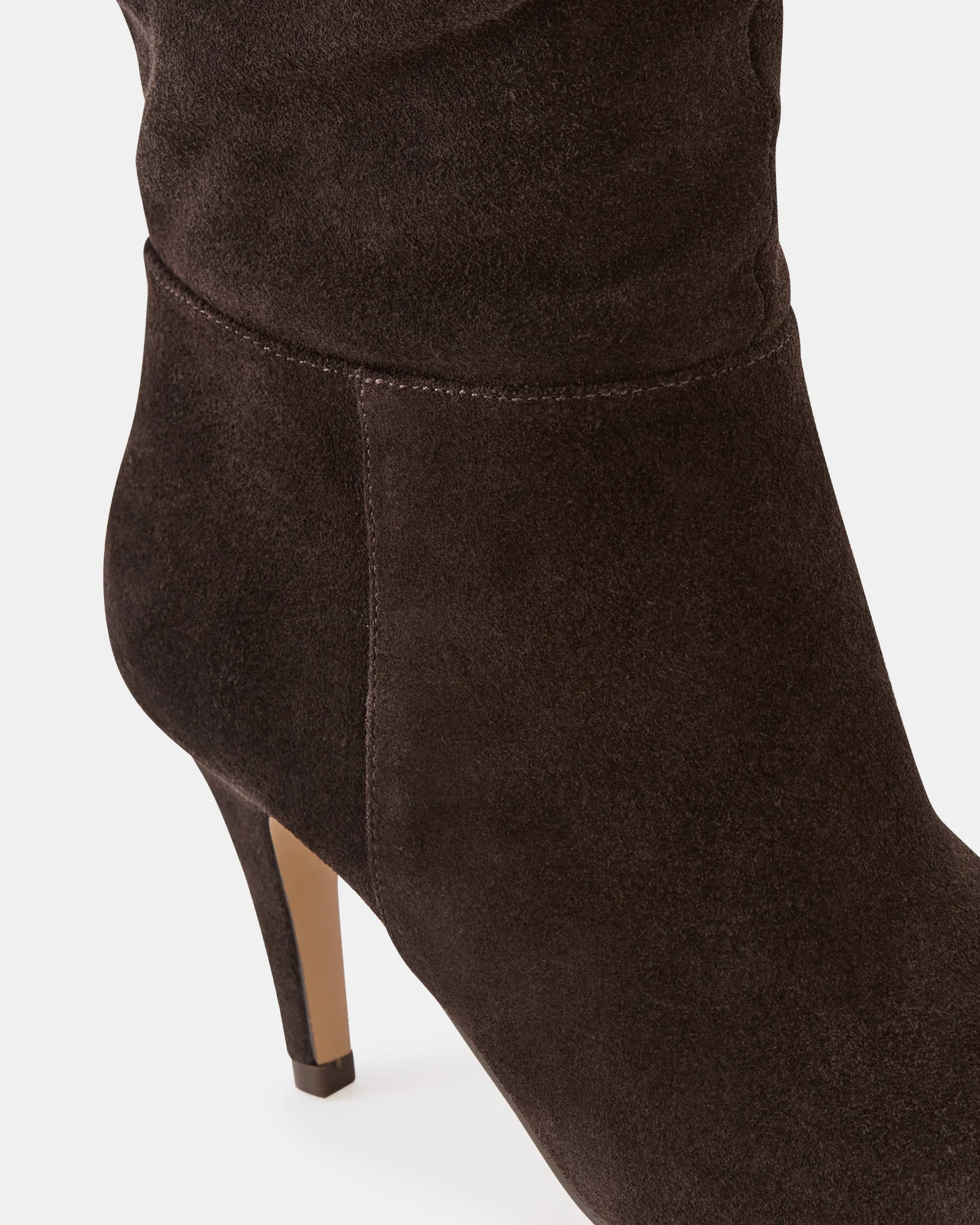Romayn Ebony Suede Leather Knee High Boot - Image 3