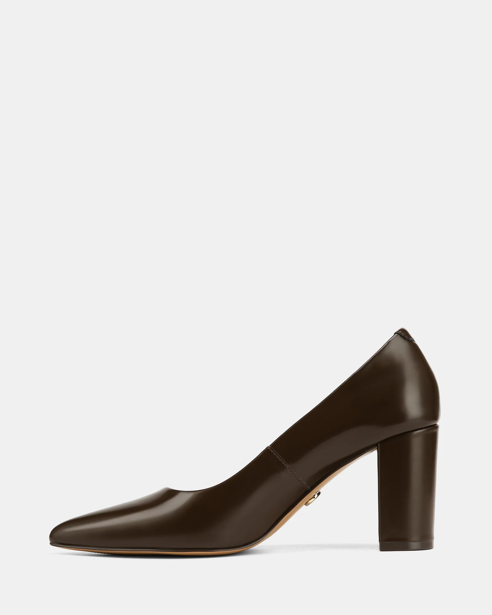 Sara Hot Chocolate Leather Pump - Image 6