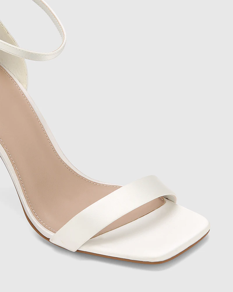 Yessica Ivory Recycled Satin Stiletto Heel - Image 3