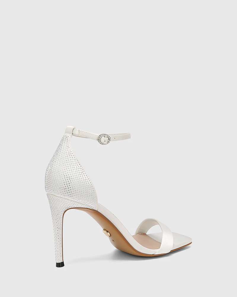 Yessica Ivory Recycled Satin Stiletto Heel - Image 4