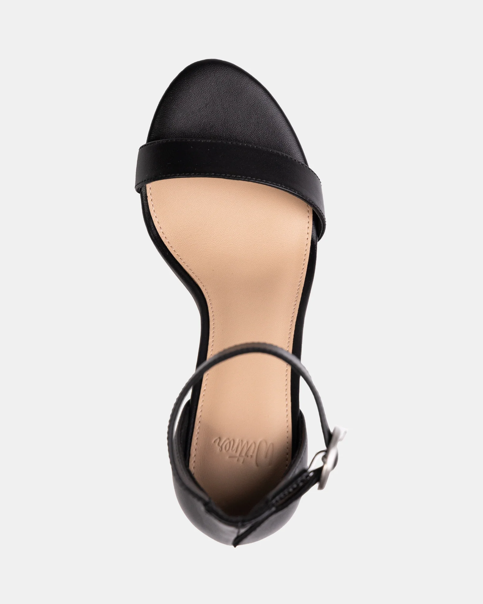 Zeze Black Leather Stiletto Heel - Image 5