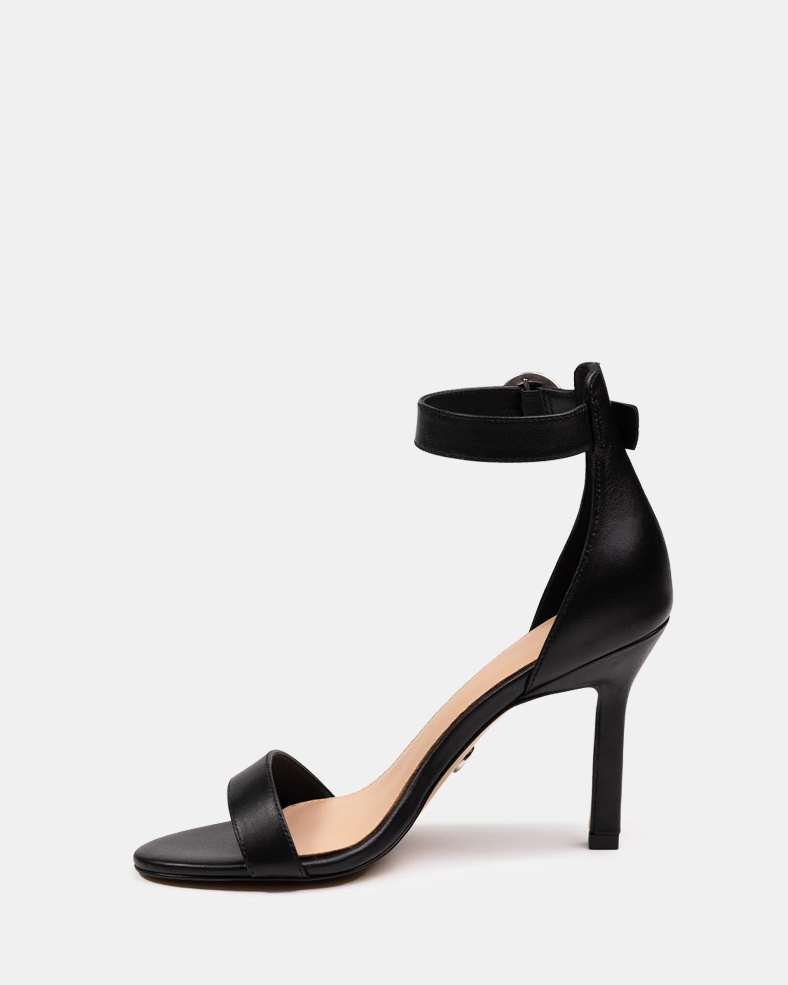 Zeze Black Leather Stiletto Heel - Image 6
