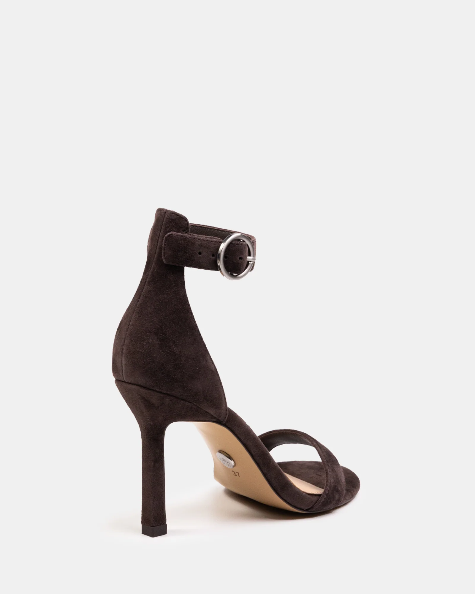 Zeze Ebony Suede Leather Stiletto Heel - Image 4
