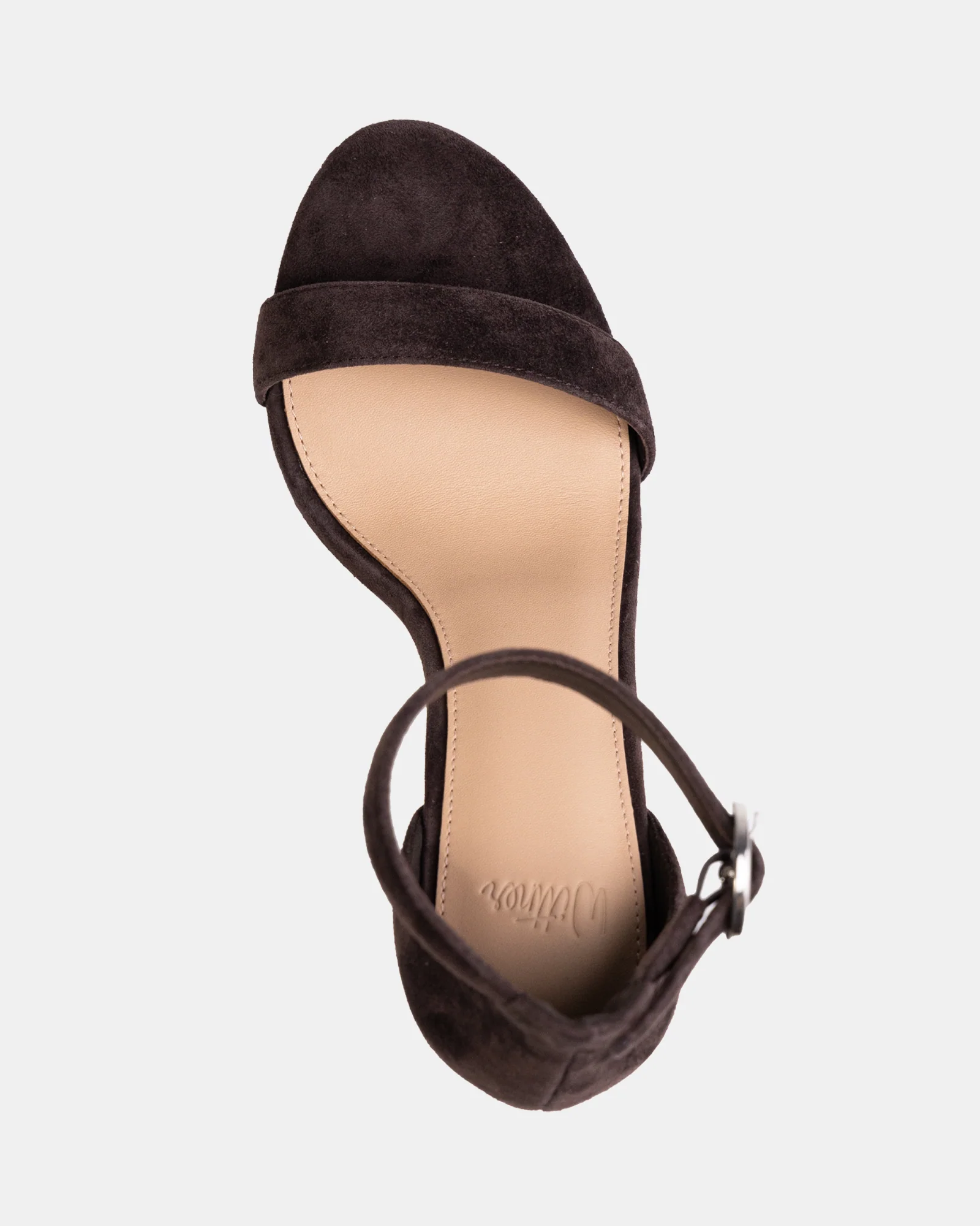 Zeze Ebony Suede Leather Stiletto Heel - Image 5