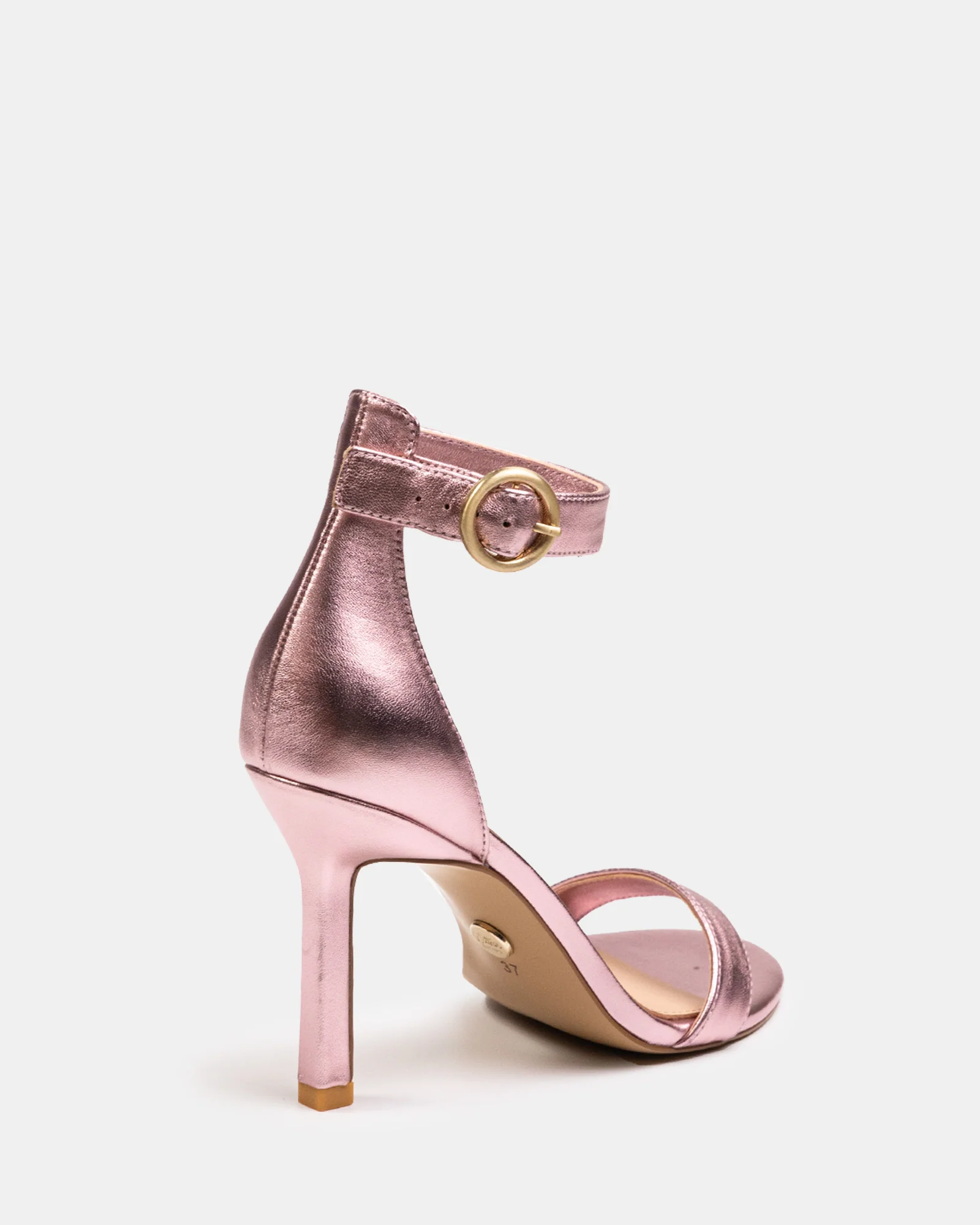 Zeze Gelato Pink Metallic Leather Stiletto Heel - Image 4